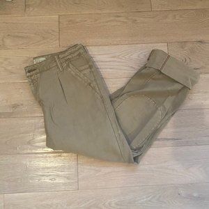 Free People Utility Boyfriend Pants in Khaki